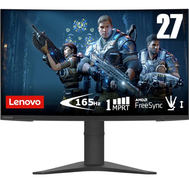 Lenovo G27c-10 27" GAMING Curved 1500R Full HD 165Hz 1ms MPRT FreeSync Premium