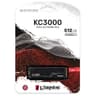 Kingston KC3000 500GB PCIe 4.0 NVMe M.2 SSD up to 7,000MB/s product thumbnail 1