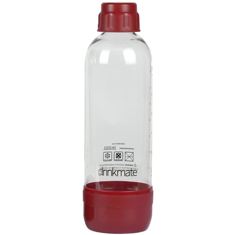 Drinkmate 1.0L Carbonating Bottles - Red, 1 Pack
