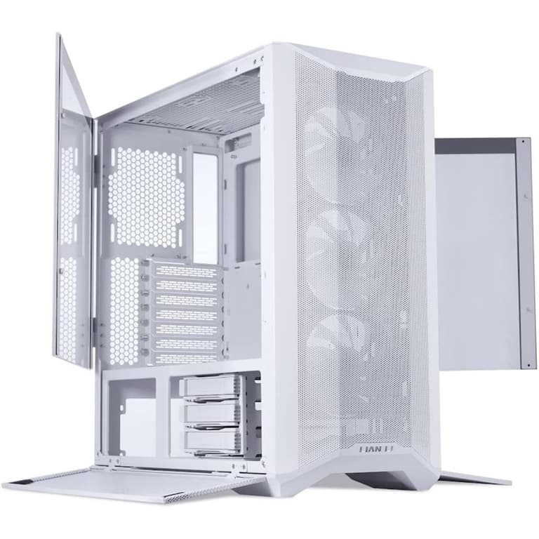 LIAN LI LANCOOL II MESH C High Airflow Mesh Front Panel ARGB w/ 3 PWM Fans w/ USB Type-C - White