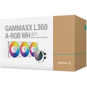 DEEPCOOL GAMMAXX L360 A-RGB AIO Liquid Cooler Anti-Leak Technology - White product image