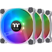 Thermaltake Pure 12 (3-Fan Pack) ARGB Sync/Analog Controller TT Premium Edition PWM Case/Radiator Fan - White product image