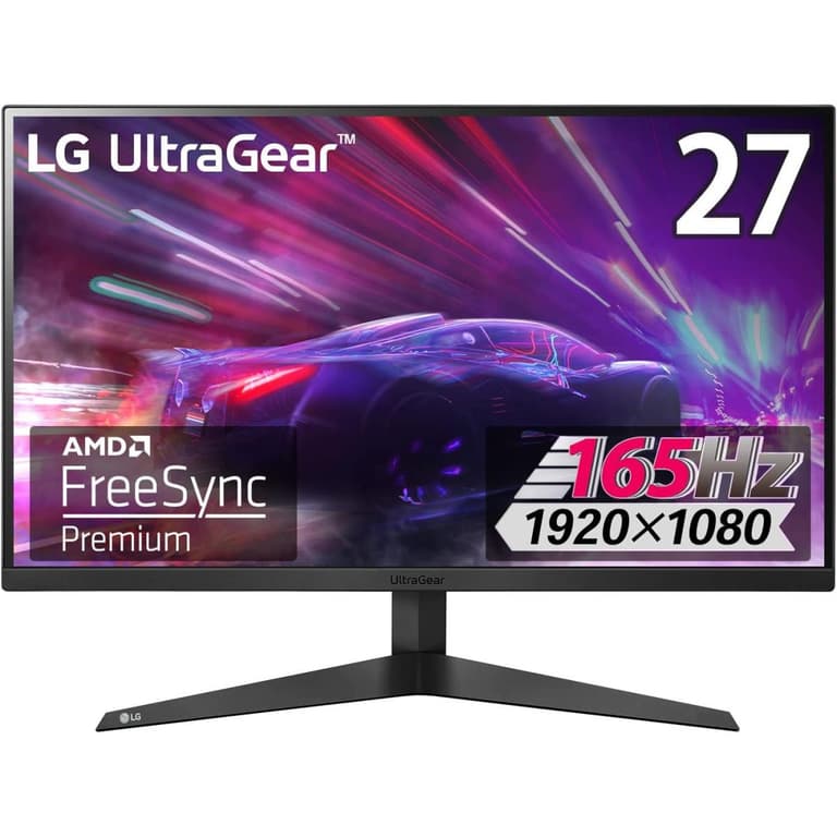 LG 27GQ50F-B UltraGear 27" Full HD 165Hz 1ms Motion Blur Reduction AMD FreeSync Premium - Black