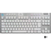Logitech G915 TKL Tactile Tenkeyless LIGHTSPEED Wireless & Bluetooth RGB Mechanical Low Profile LIGHTSYNC RGB - White product image