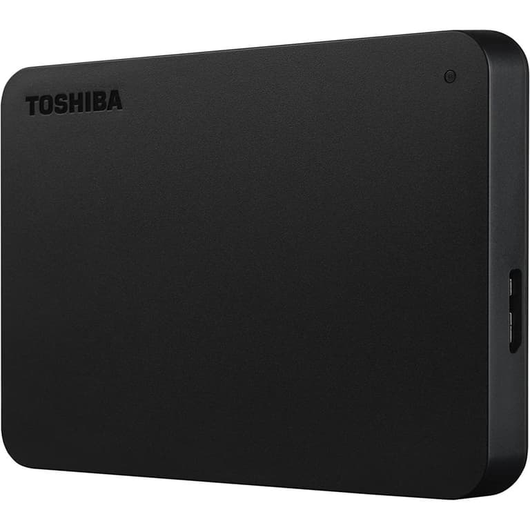 Toshiba Canvio Basics 1TB USB C Portable Hard Drive Support Windows & MAC - Black
