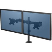 Fellowes Reflex Series Dual Adjustable Computer Monitor Stand for 2 Monitors up to 27" Monitor Capacity product image
