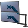 Fellowes Platinum Series Dual Stacking Adjustable Monitor Arm - Black product thumbnail 1