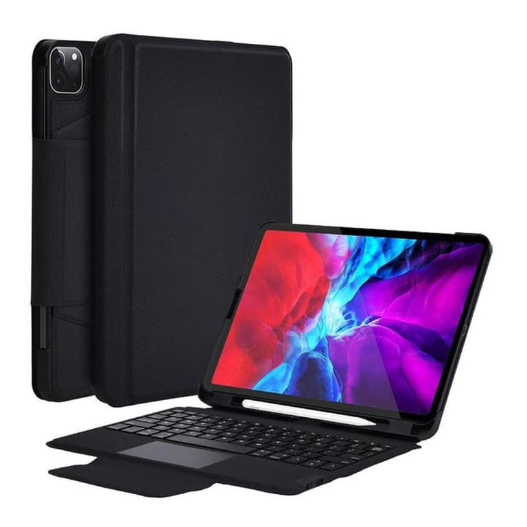 Choetech BH-012 Wireless Keyboard Case for iPad Pro 11" Arabic / English Layout (Black)