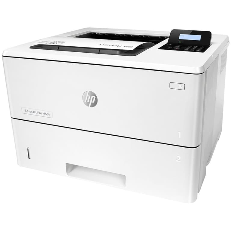 HP LaserJet Pro M501dn Monochrome Printer w/ Built-in Ethernet & 2-sided Printing - Light Gray