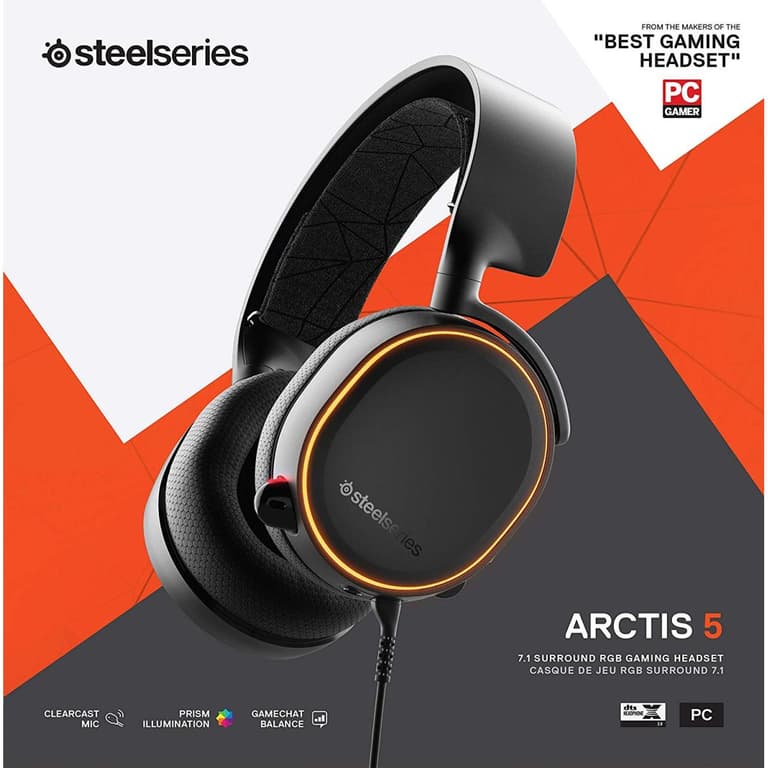 SteelSeries Arctis 5 (2019 Edition) RGB Illuminated Gaming