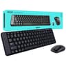 Logitech MK220 Compact Wireless Keyboard & Mouse Set for Windows Unifying USB-Receiver 24 Month Battery - Black product thumbnail 1