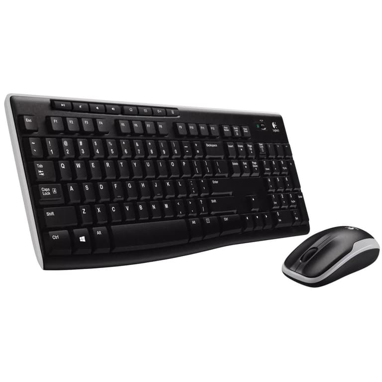 Logitech MK270 Wireless Keyboard and Mouse Combo Arabic / English Layout (Black)