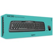 LogitecLogitech MK330 Wireless Keyboard & Mouse Combo with USB-Receiver Long Battery Life PC/Laptop Arabic / English Layout - Black product image