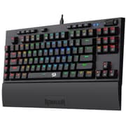 Redragon K588 RGB Backlit Mechanical Gaming Keyboard with Programmable Keys Macro Recording Red Switches Compact Tenkeyless Design with Detachable Palm Rest & USB-C USB for Windows PC product image
