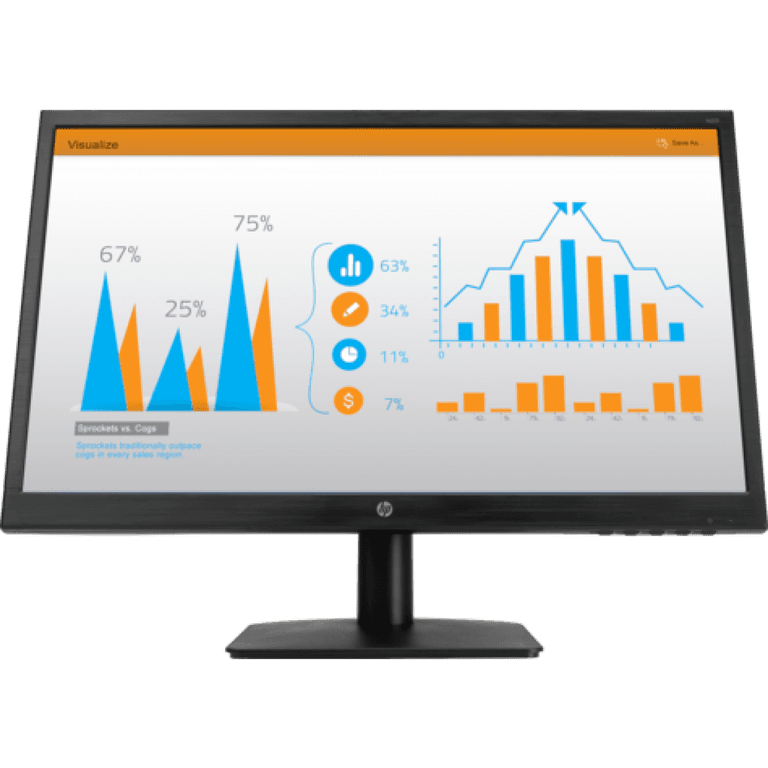 HP N223 21.5" Color FHD LED Backlit Monitor HDMI + VGA