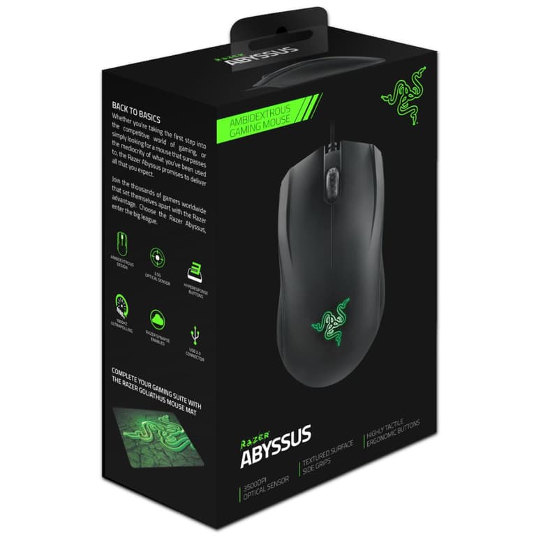 Razer Abyssus Essential Gaming Mouse(Black)