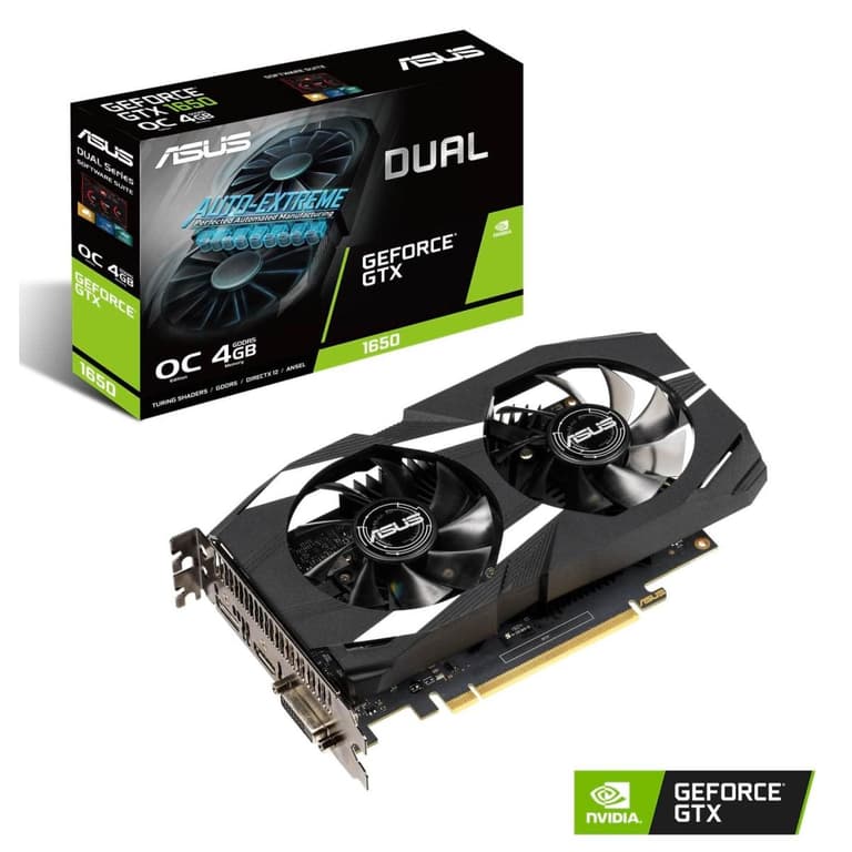 ASUS Dual GeForce GTX 1650 OC Edition Graphics Card