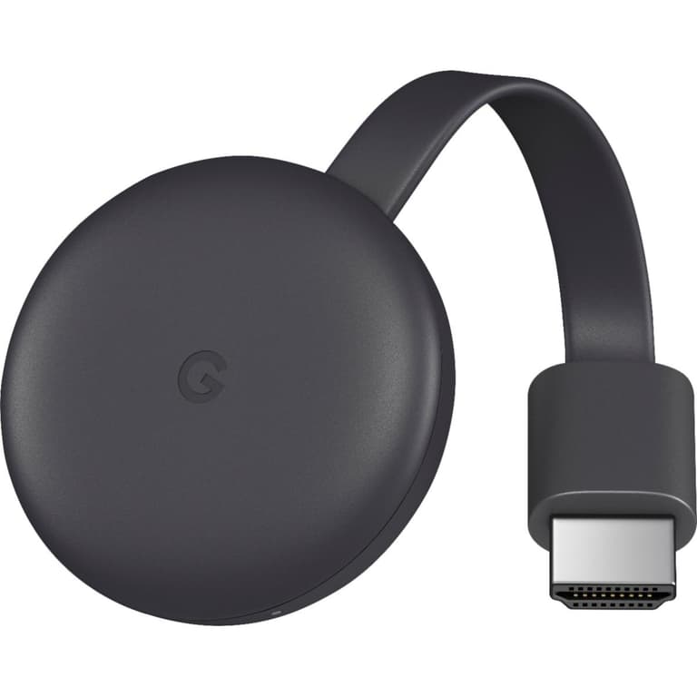 Google Chromecast 3rd Generation Full HD Streaming Device with HDMI Cable Stream Shows, Music, Photos, and Sports from Your Phone to Your TV