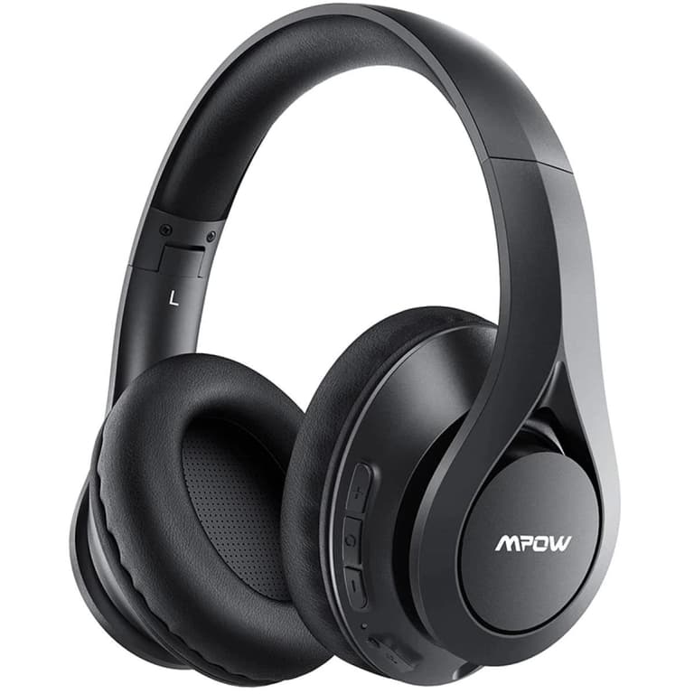 Mpow 059 Lite 60h Long Playtime Bluetooth 5.0 Hi-Fi Stereo Noise Reduction, Black
