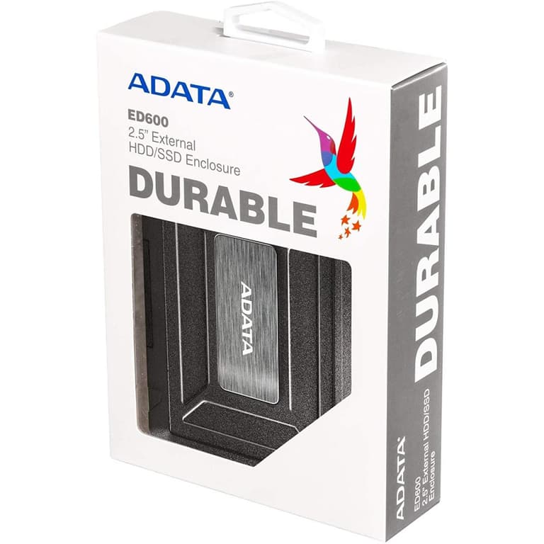 ADATA ED600 USB 3.1 Tool-Free Waterproof & Shockproof 2.5" Enclosure
