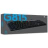 Logitech G815 Lightsync RGB Low-Profile GL Tactile Mechanical Gaming Keyboard, US English Layout - Black product thumbnail 1
