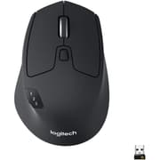 Logitech M720 Triathlon Multi-Device Wireless Mouse Bluetooth USB Unifying Receiver 1000 DPI 8 Buttons 2-Year Battery Compatible with Laptop, PC, Mac, iPadOS - Black product image