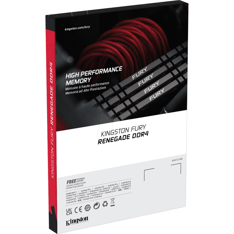 Kingston FURY Renegade 16GB (1 x 16GB) 4000MHz DDR4 RAM