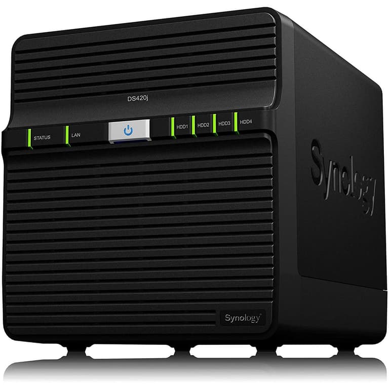 Synology DiskStation DS420J 4-Bay Diskless NAS w/ Realtek RTD1296 4-Core & 1GB DDR4