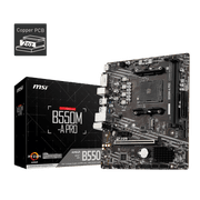 MSI B550M-A PRO Micro-ATX Motherboard, AMD B550 Chipset, AM4 Socket, Max. Memory 64GB DDR4, 2 x Dual-Channel DDR4 Ports, 1 x PCIe 4.0 x16 Slot product image