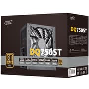 DeepCool DQ750ST 750W 80+ Gold ATX Power Supply Black product image