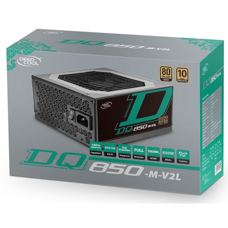 DeepCool DQ850-M-V2L 850W 80+ Gold Fully Modular Power Supply