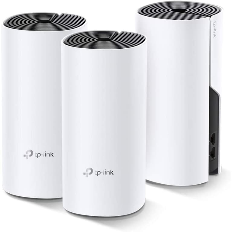 TP-Link Deco M4 AC1200 Dual Band Whole Home Mesh Wi-Fi System Seamless Roaming Speedy Router & Wi-Fi Booster (3-Pack)