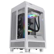 Thermaltake The Tower 100 Mini Tower Tempered Glass M-ITX Case - White product image