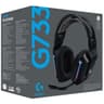 Logitech G733 LightSpeed Wireless Headset w/ Suspension Headband Lightsync RGB & Blue VOiCE MIC Technology , Black product thumbnail 1