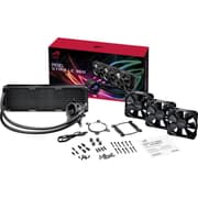 Asus ROG Strix LC 360 All-in-one LIquid CPU cooler with Aura Sync RGB Triple ROG Fans product image