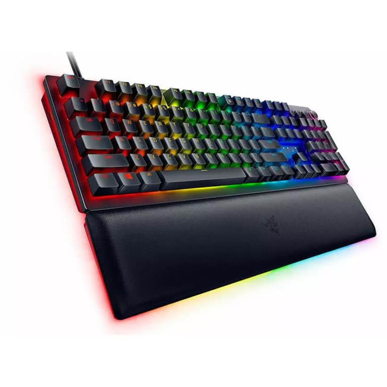 Razer Huntsman V2 Optical Fastest Linear Optical Switches - Ergonomic Wrist Rest