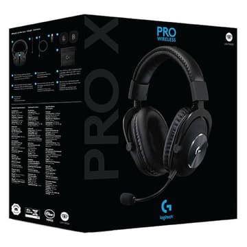 Logitech G PRO X Wireless Lightspeed w/Blue VO!CE Mic Filter PRO-G Drivers & DTS Headphone X 2.0