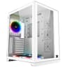 Xigmatek Aquarius S Arctic RGB Front & Left Tempered Glass - White product thumbnail 1