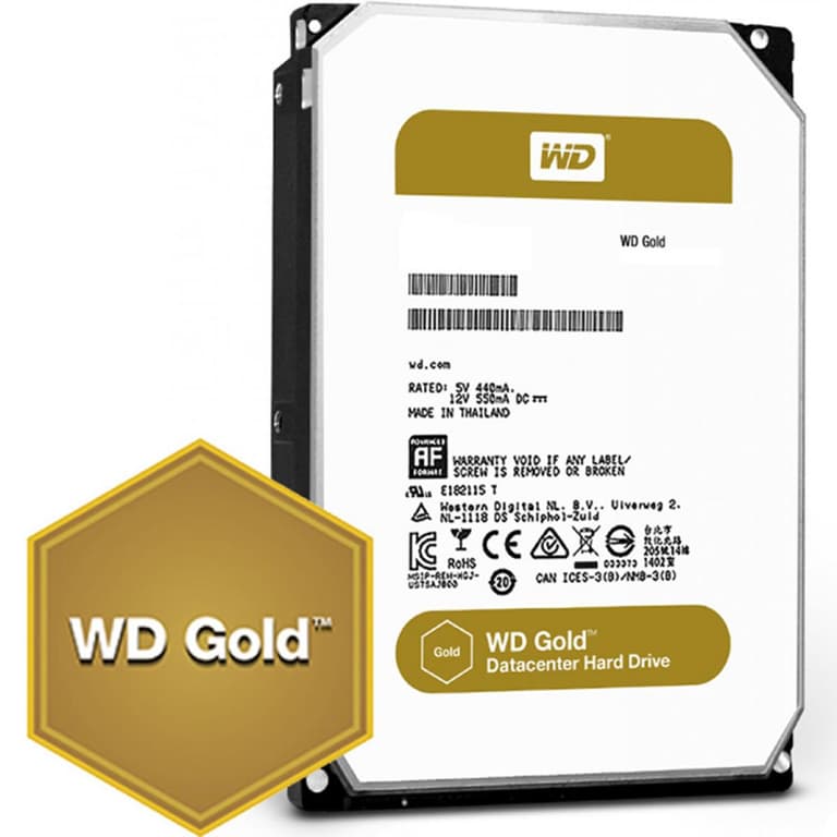 WD Gold 10TB Enterprise Class HDD 7200 RPM 256 MB Cache
