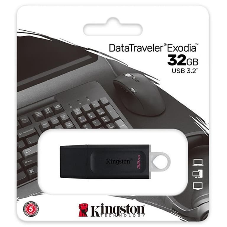 Kingston DataTraveler Exodia 32GB USB 3.2 Flash Drive