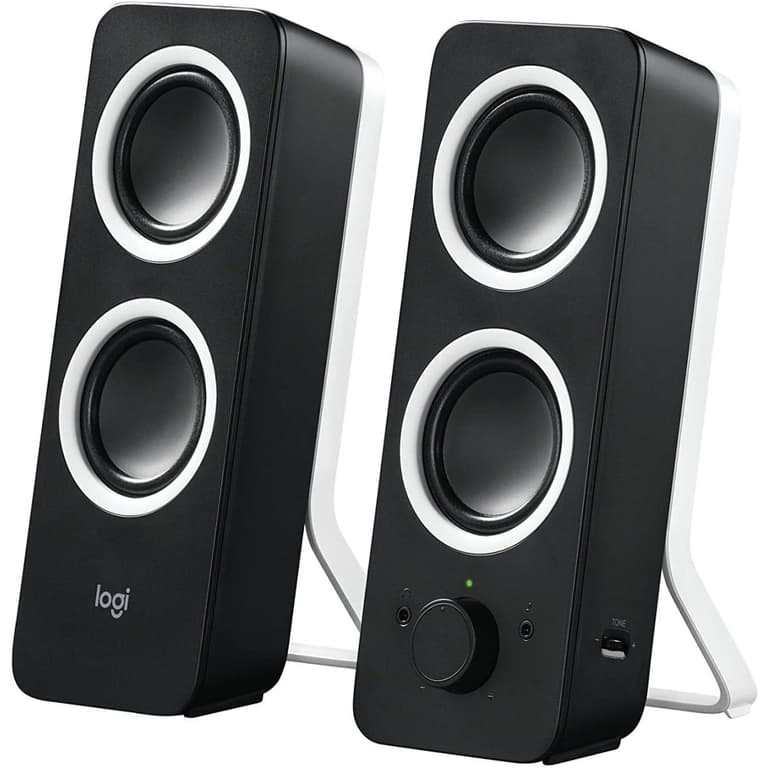 Logitech Multimedia Speakers Z200 Stereo Sound for Multiple Devices