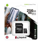 Kingston 256GB Canvas Select Plus microSDXC Card Up to 100MB/s A1 Class 10 UHS-I with Adapter product image