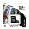 Kingston 256GB Canvas Select Plus microSDXC Card Up to 100MB/s A1 Class 10 UHS-I with Adapter product thumbnail 1