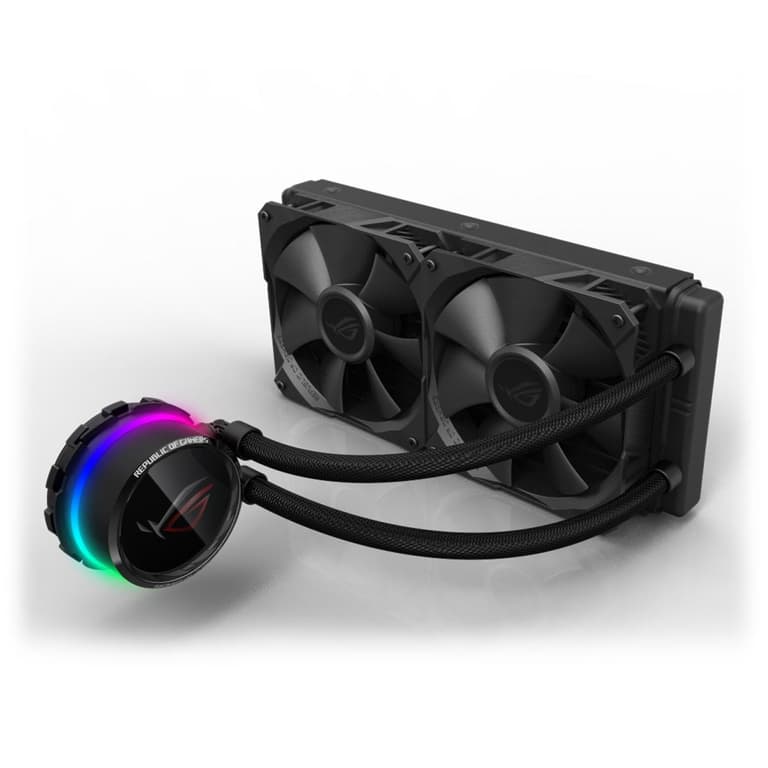 ASUS ROG Ryuo 240 mm AIO OLED RGB CPU Water Cooler