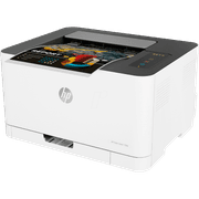 HP Color Laser 150a A4 Color Laser Printer For Home & Office up to 18 black /4 Color PPM USB Interface - White product image