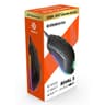 SteelSeries Rival 3 Mouse 8,500 CPI TrueMove Core Optical Sensor 6 Programmable Buttons Split Trigger Buttons Brilliant Prism RGB Lighting Ergonomic - Black product thumbnail 1