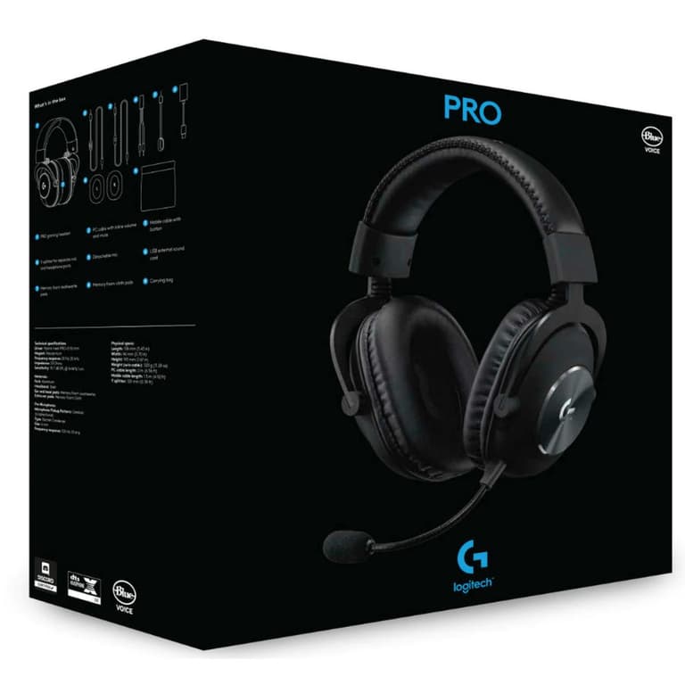 Logitech G Pro Gaming Headset with Pro Grade Mic