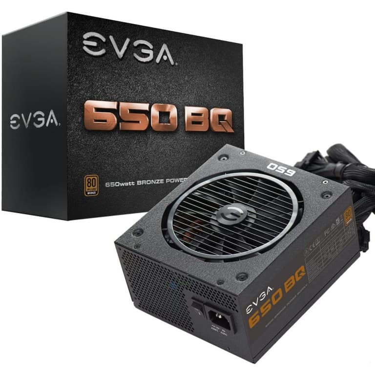 EVGA 650 BQ 650W 80+ Bronze Semi Modular Power Supply
