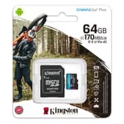 Kingston 64GB SDXC Canvas Go Plus UHS-I C10 U3 V30 product image