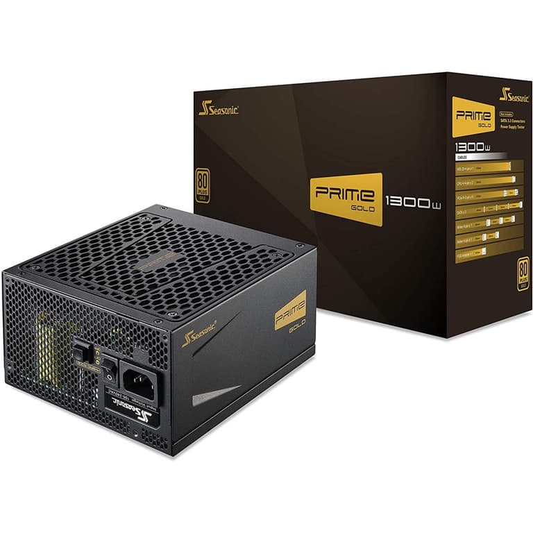 Seasonic Prime GX-1300 1300W 80+ Gold ATX12V & EPS12V Full Modular 135mm FDB Fan Power On Self Tester
